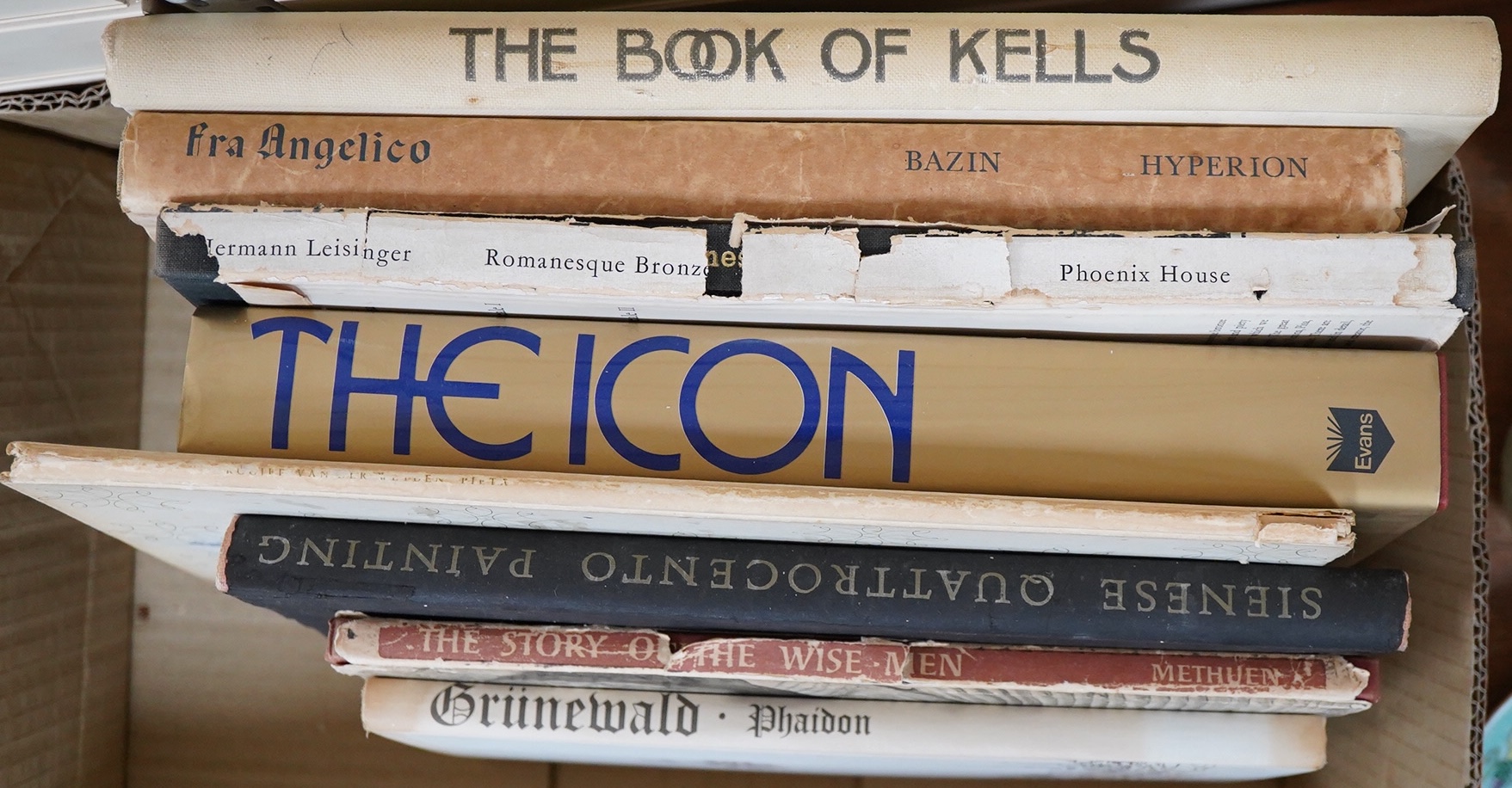 Weitzmann, Kurt & Alibegasvili, G. and others - The Icon. illus. throughout (much in colour); publisher's cloth and d/wrapper, thick folio. 1982; Sullivan, Sir Edward - The Book of Kells ... 24 coloured plates (mounted)